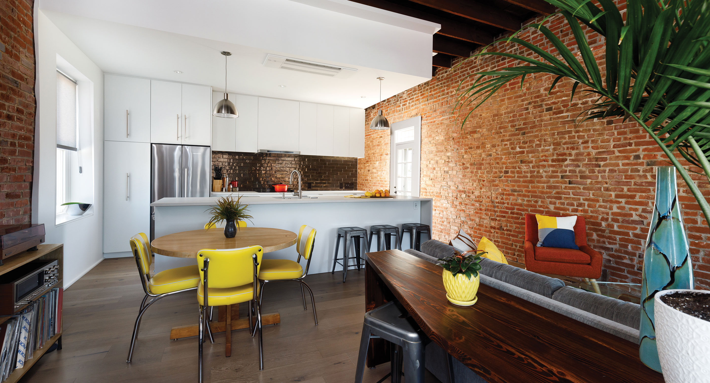 design build living room renovation