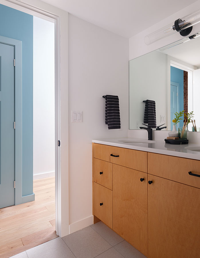 condo renovation bathroom