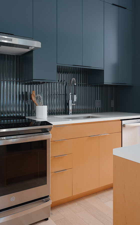 condo renovation kitchen