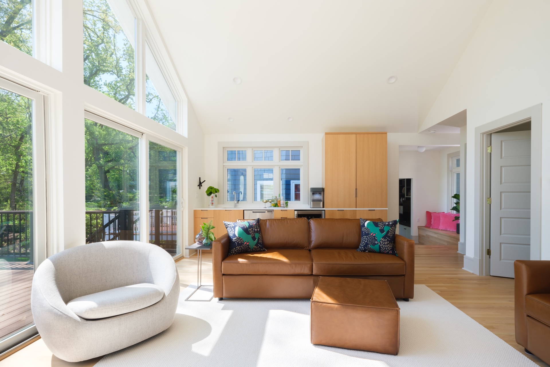 Custom home addition design